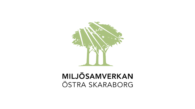 Miljösamverkan östra Skaraborg logotyp med vit bakgrund